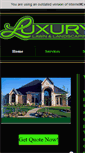 Mobile Screenshot of luxurylawnandlandscaping.com